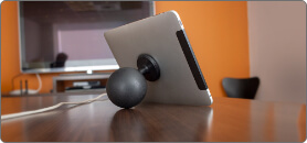 Tablet ball as stand